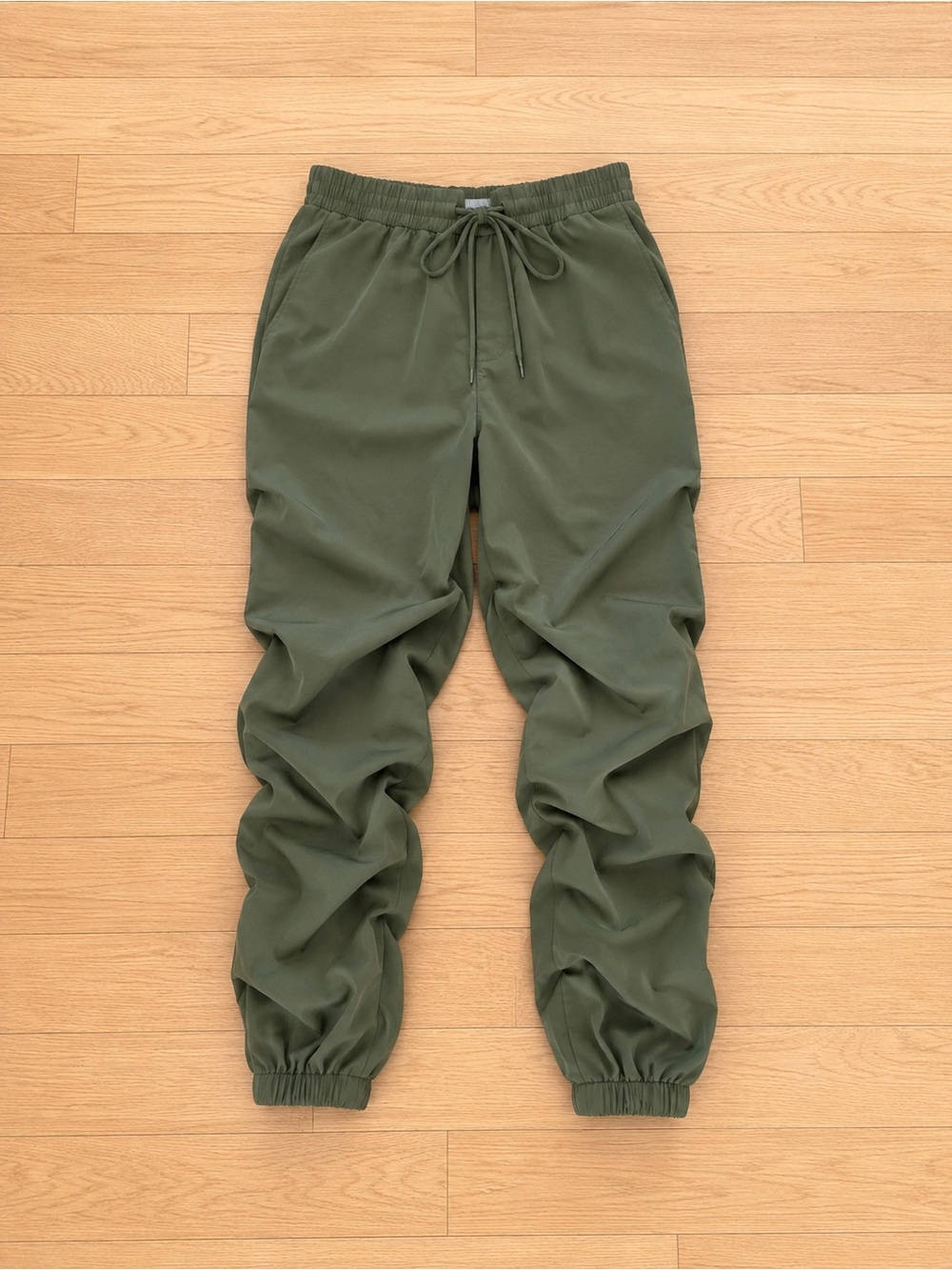 SHEIN Olive Drawstring Cargo-Style Joggers